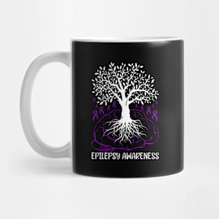 Epilepsy Awareness Epilepsy Awareness Ribbon Tree Mug